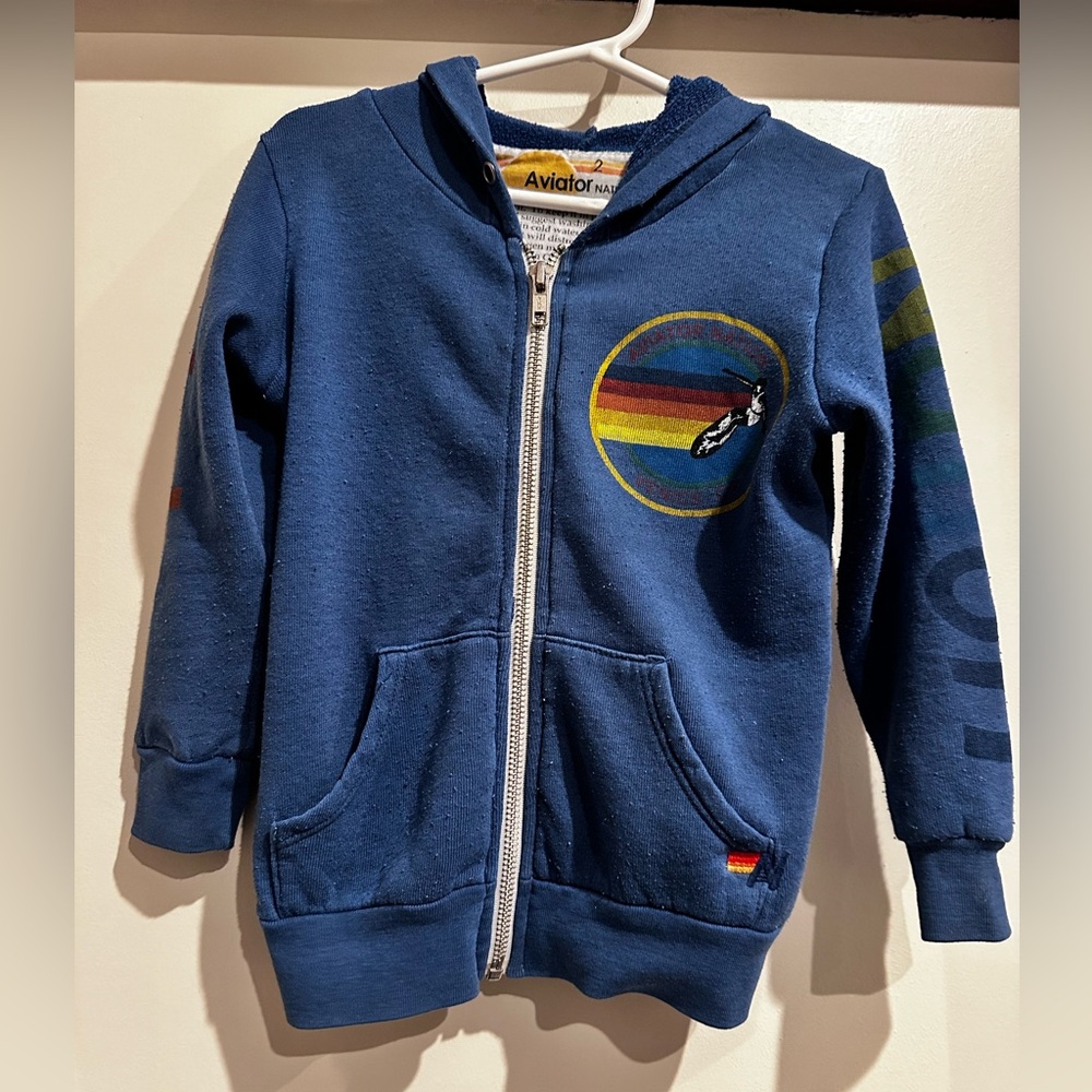 Aviator Nation Kids Zip Sweatshirt